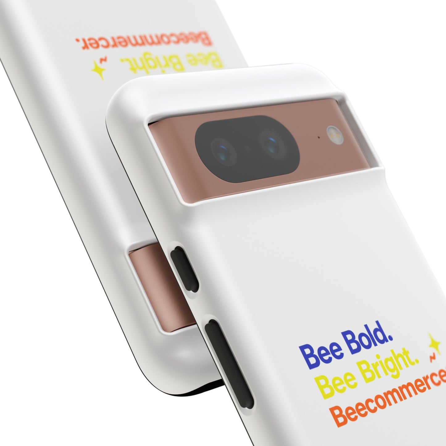 Phone Case — Bee Bold. Bee Bright. Beecommercer. (Protective Tough Case)