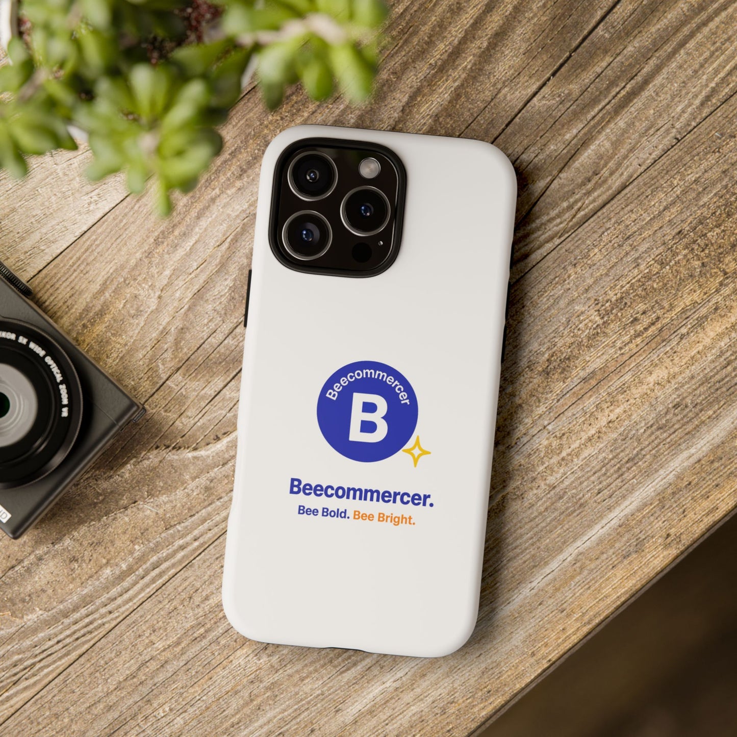 Phone Case — Beecommercer Logo Slim Tough Case (Bee Bold, Bee Bright)