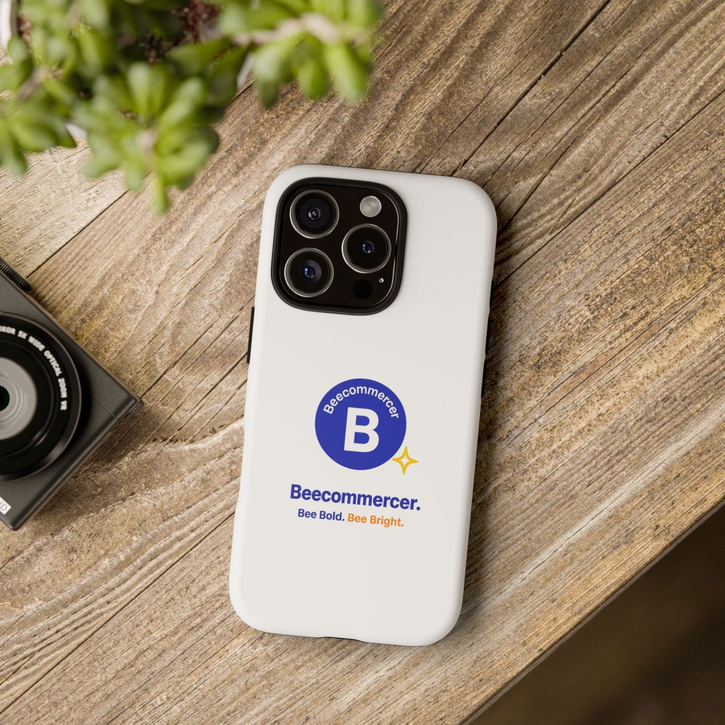 Phone Case — Beecommercer Logo Slim Tough Case (Bee Bold, Bee Bright)