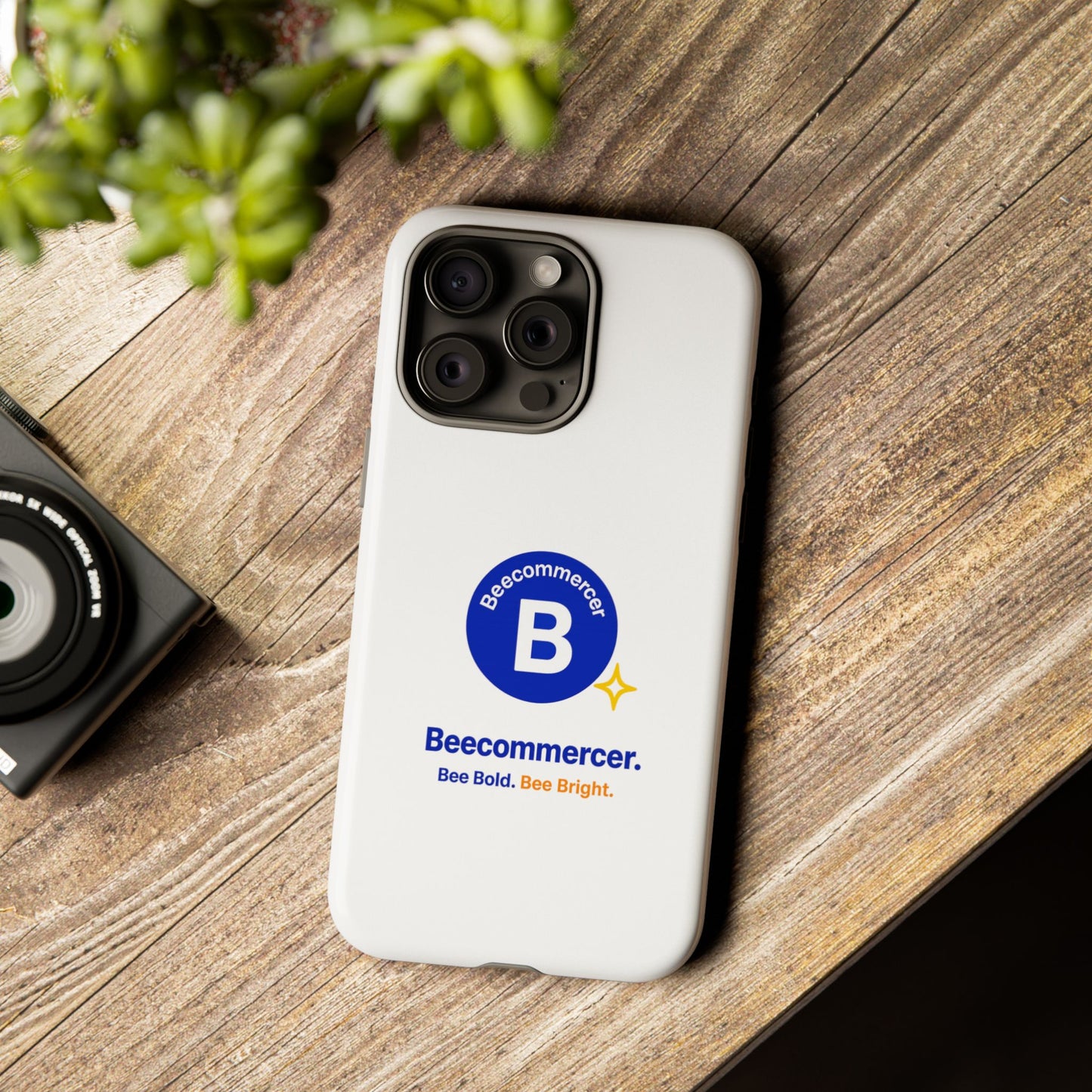 Phone Case — Beecommercer Logo Slim Tough Case (Bee Bold, Bee Bright)