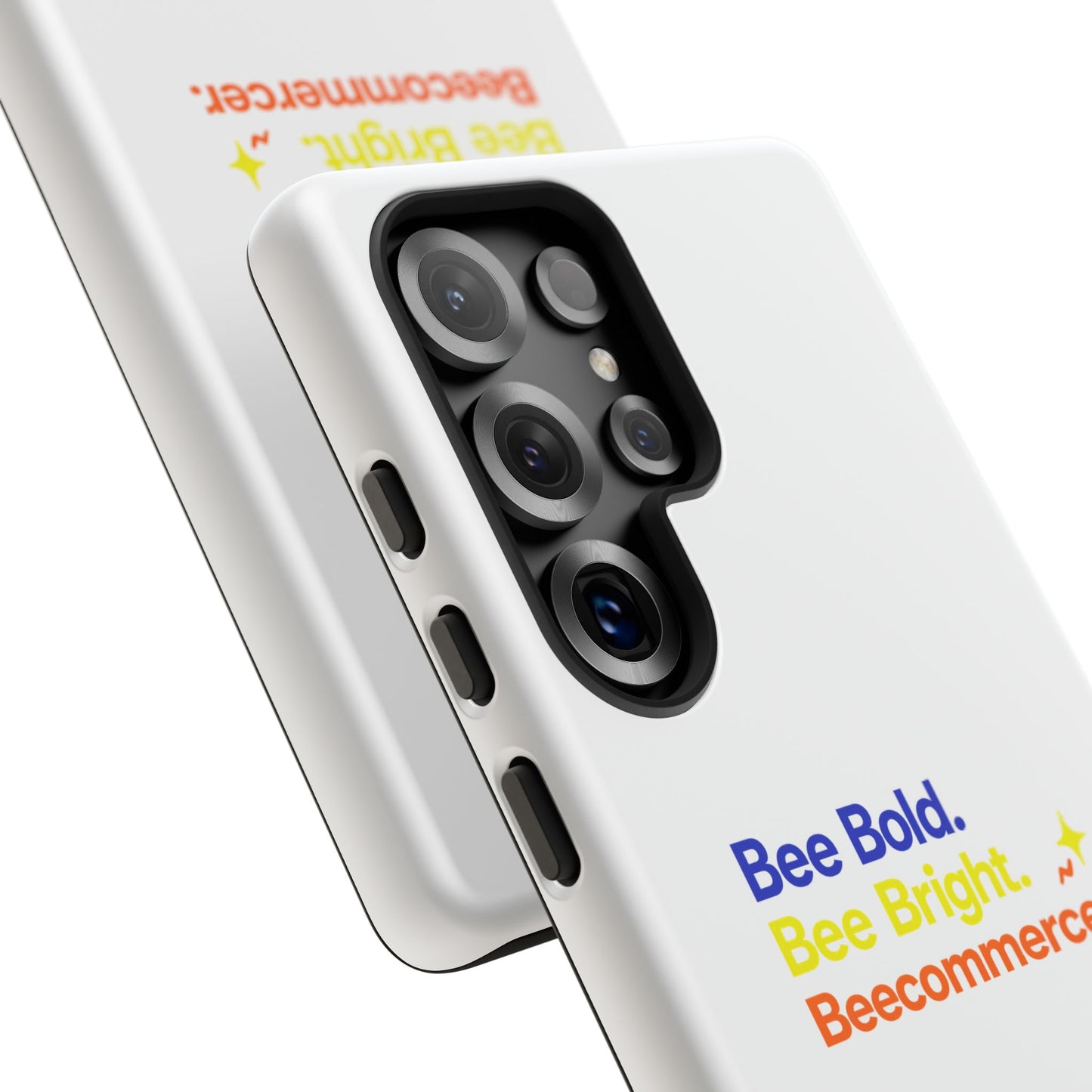 Phone Case — Bee Bold. Bee Bright. Beecommercer. (Protective Tough Case)