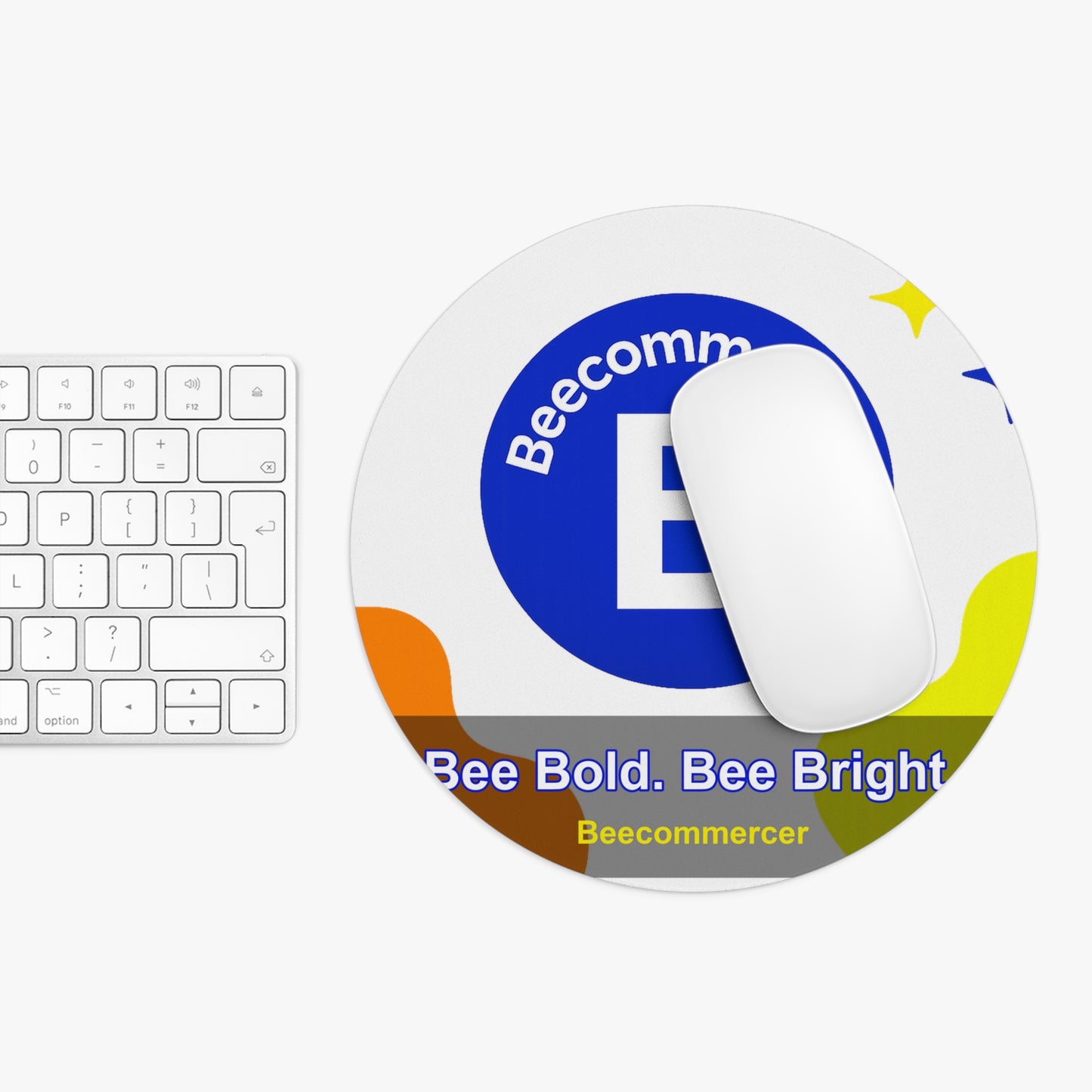 Beecommercer Glow Round Mouse Pad
