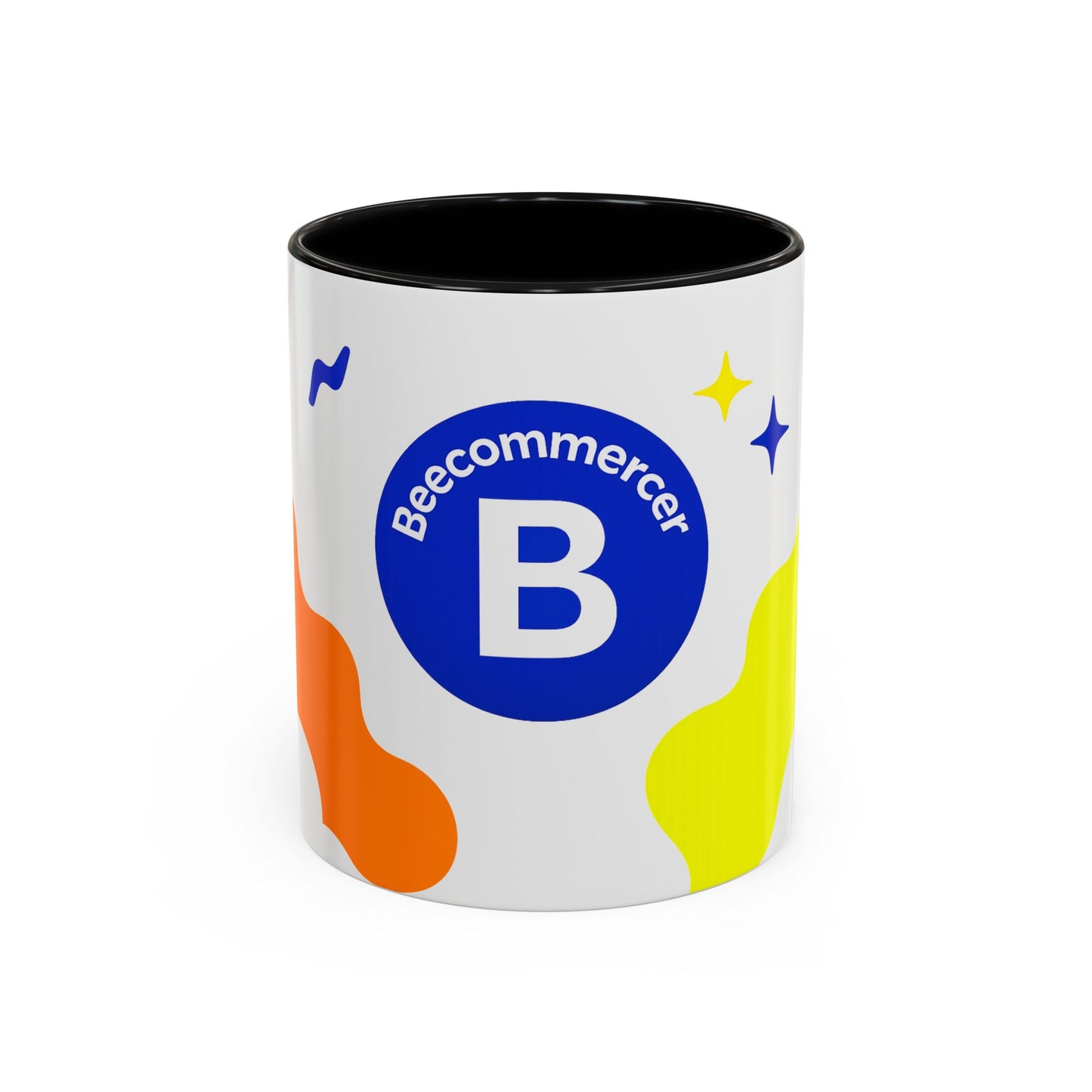 Accent Coffee Mug — Beecommerceer Colorful Accent Ceramic Mug (11/15 oz)