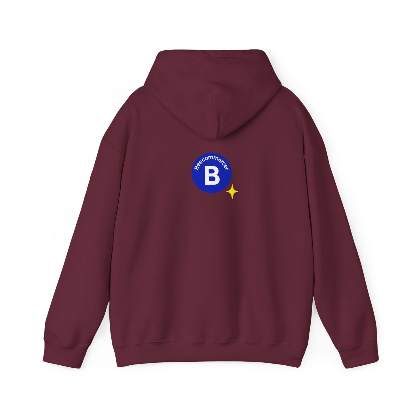 Bee Bold Bee Bright Hoodie — Beecoomercer Motivational Hooded Sweatshirt