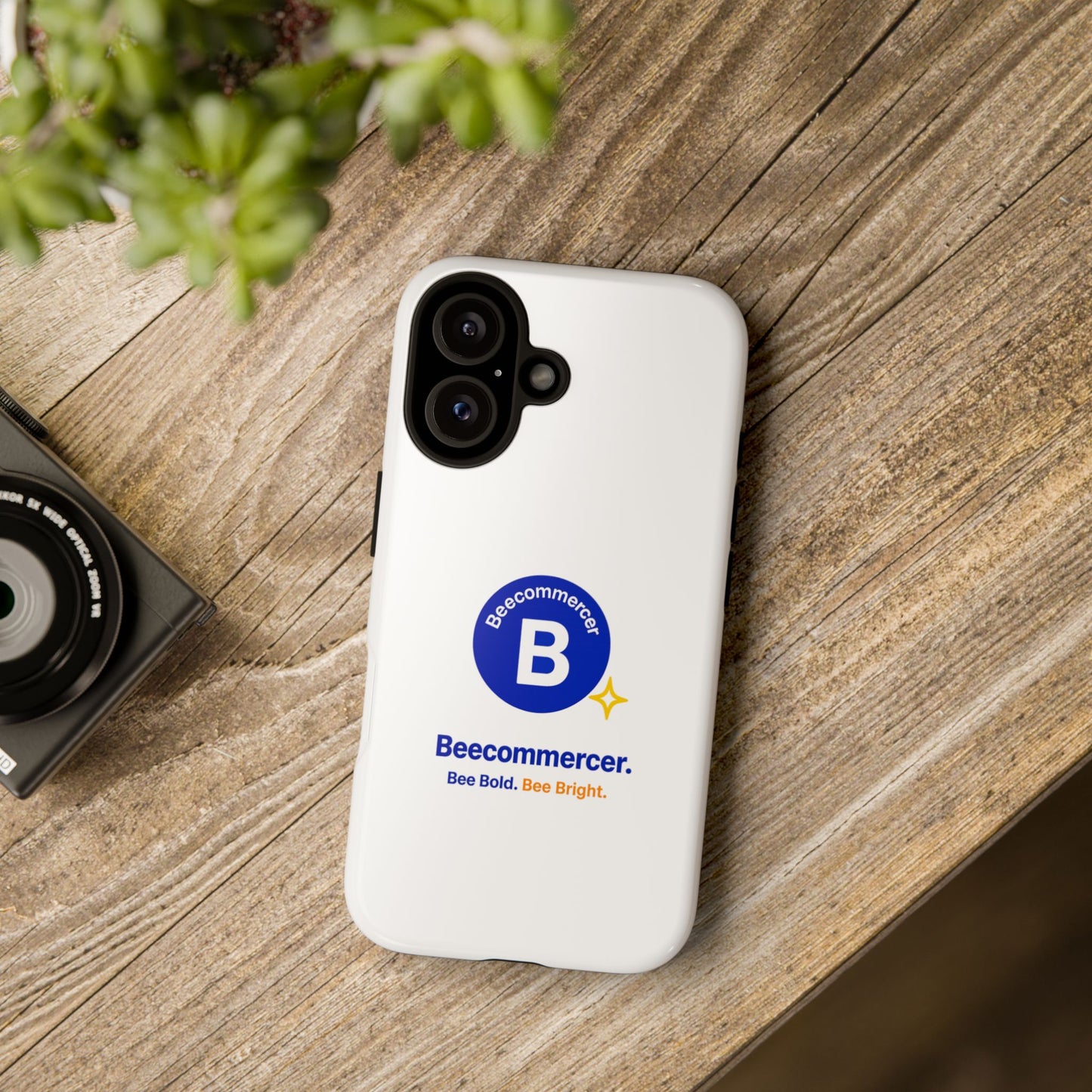 Phone Case — Beecommercer Logo Slim Tough Case (Bee Bold, Bee Bright)