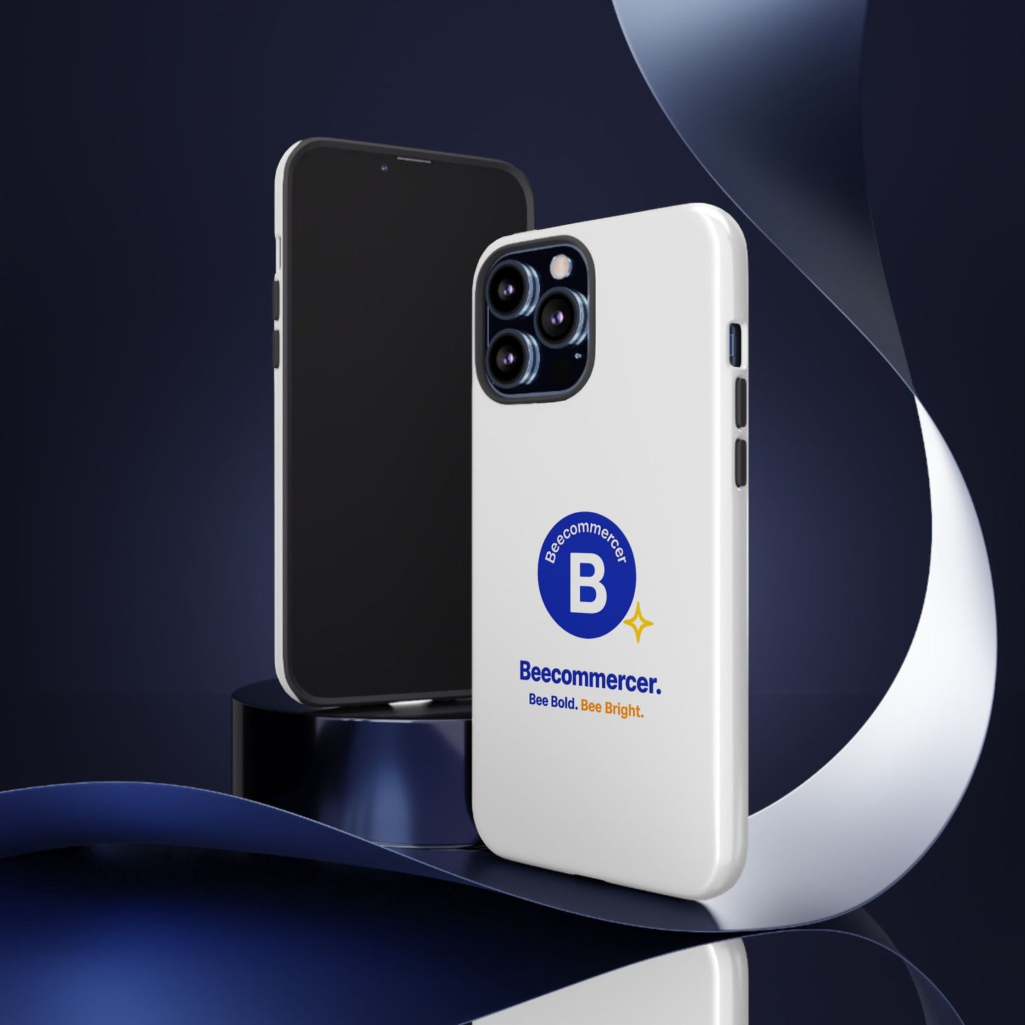 Phone Case — Beecommercer Logo Slim Tough Case (Bee Bold, Bee Bright)