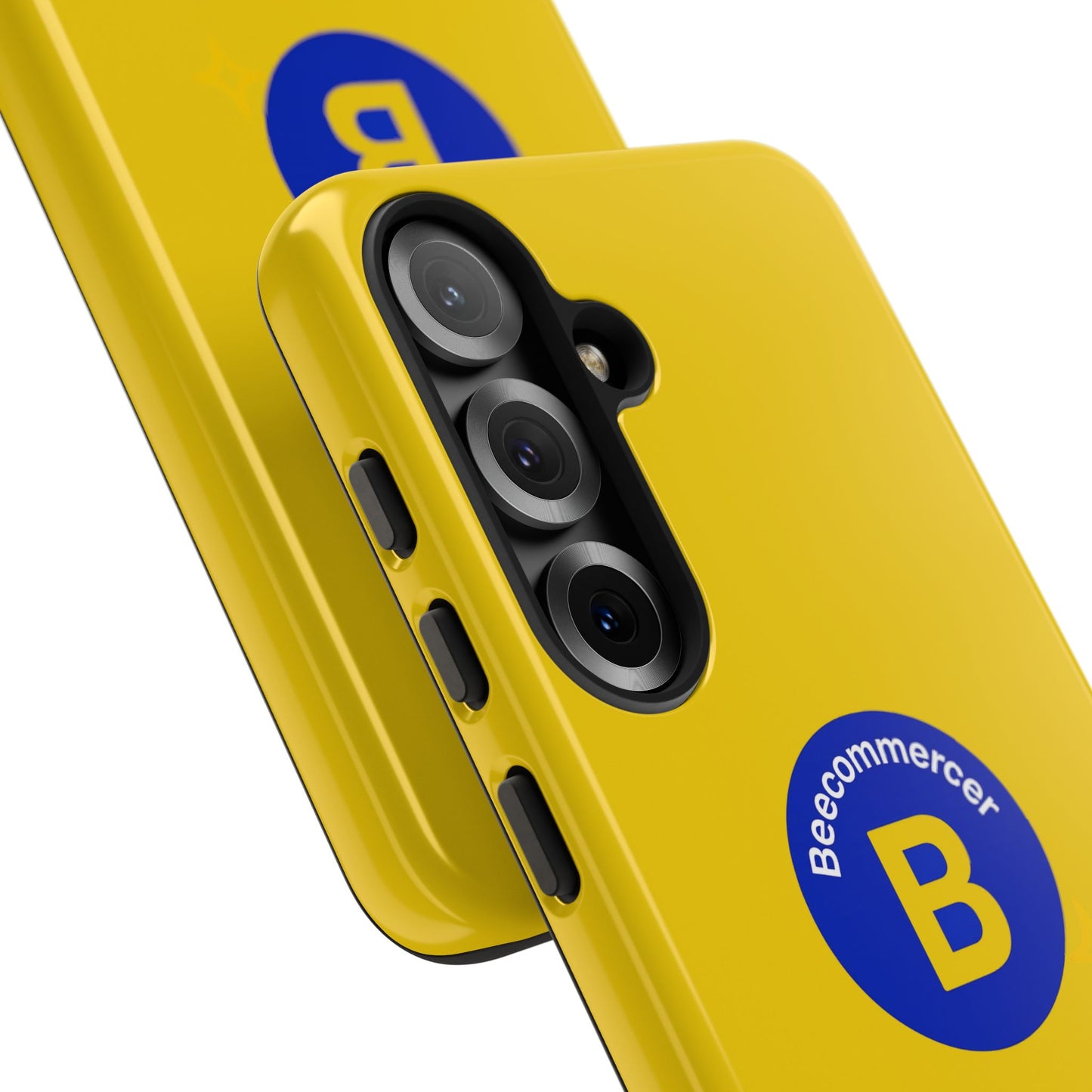 Beecommercer Bold Logo Phone Case — Yellow Protective Phone Cover