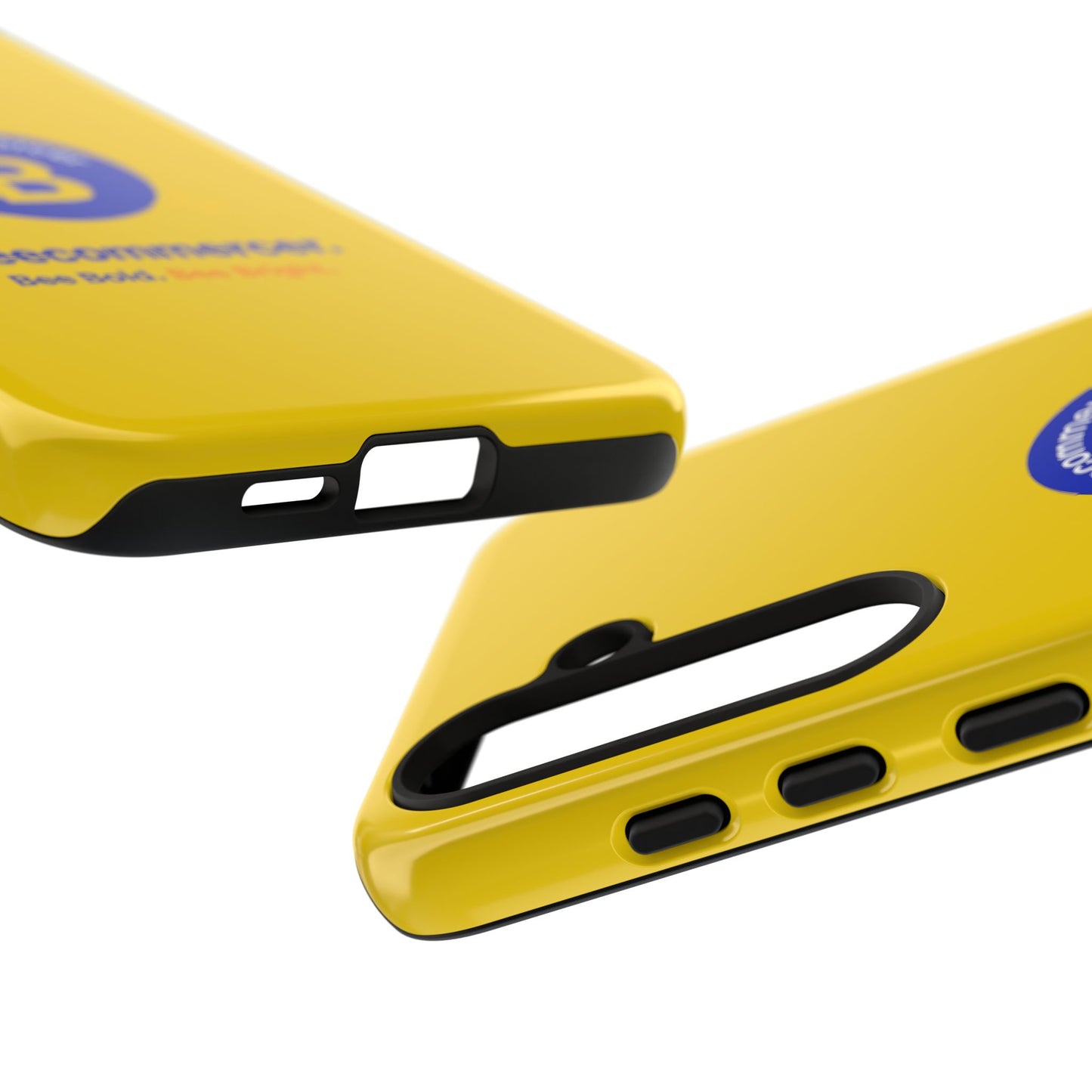 Beecommercer Bold Logo Phone Case — Yellow Protective Phone Cover