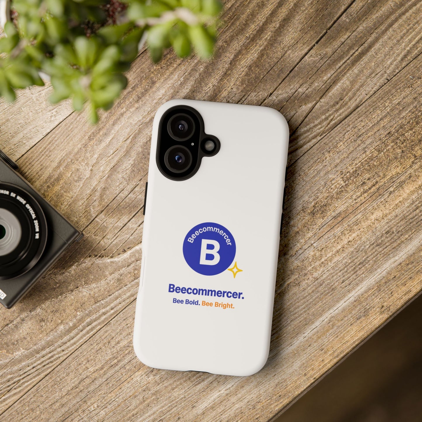 Phone Case — Beecommercer Logo Slim Tough Case (Bee Bold, Bee Bright)