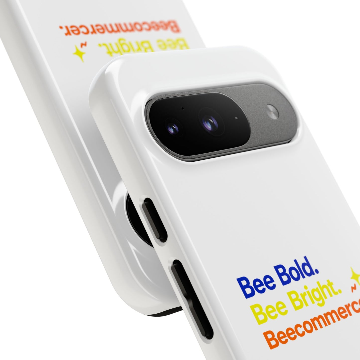 Phone Case — Bee Bold. Bee Bright. Beecommercer. (Protective Tough Case)