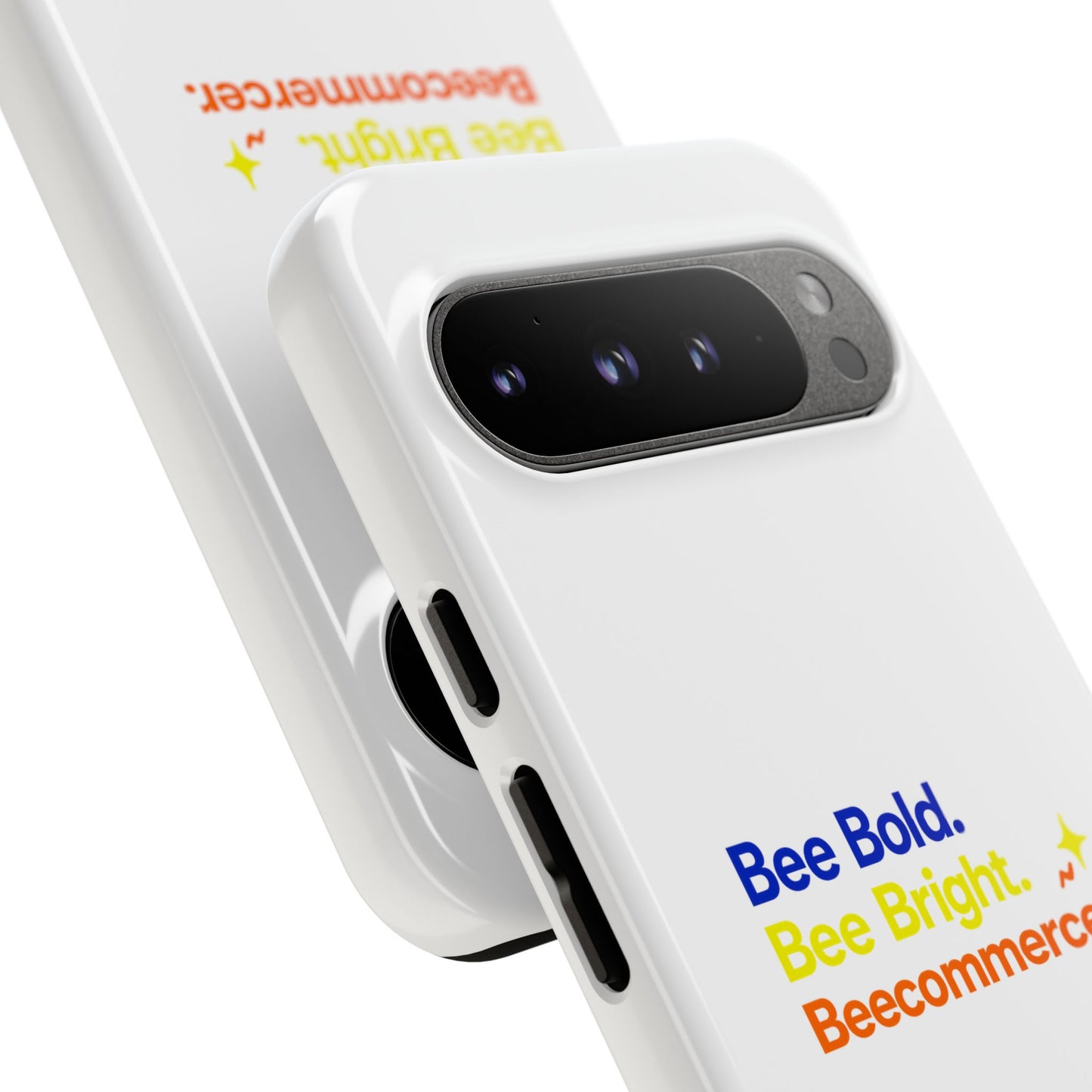 Phone Case — Bee Bold. Bee Bright. Beecommercer. (Protective Tough Case)