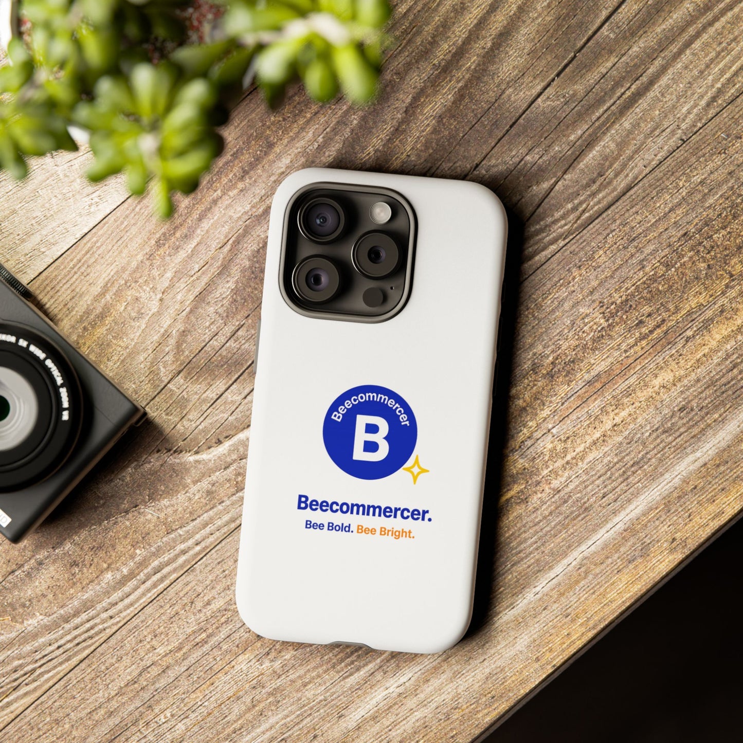 Phone Case — Beecommercer Logo Slim Tough Case (Bee Bold, Bee Bright)